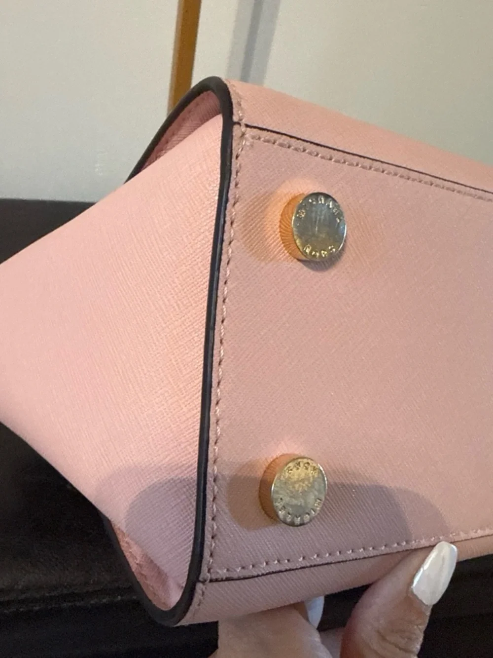 Michael Kors Blush Pink Saffiano Leather Satchel